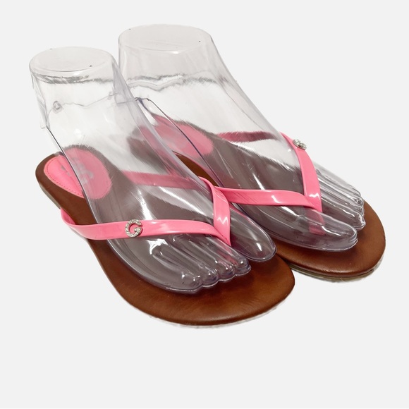 GBG Thong Sandals with Pink Straps Size 5.5 - Picture 2 of 5